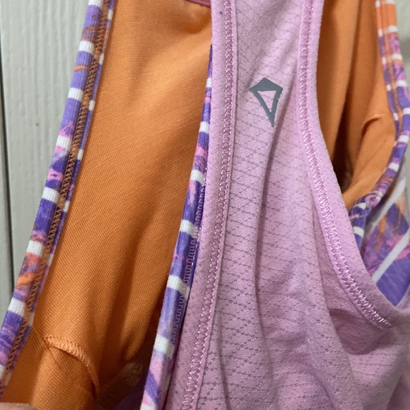 Ivivva Pale Pink over Purple, Orange & White Double Dutch Tank Top - Picture 5 of 6